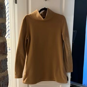 Dudley Stephens Cobble Hill vello fleece tunic -Camel colored, size medium